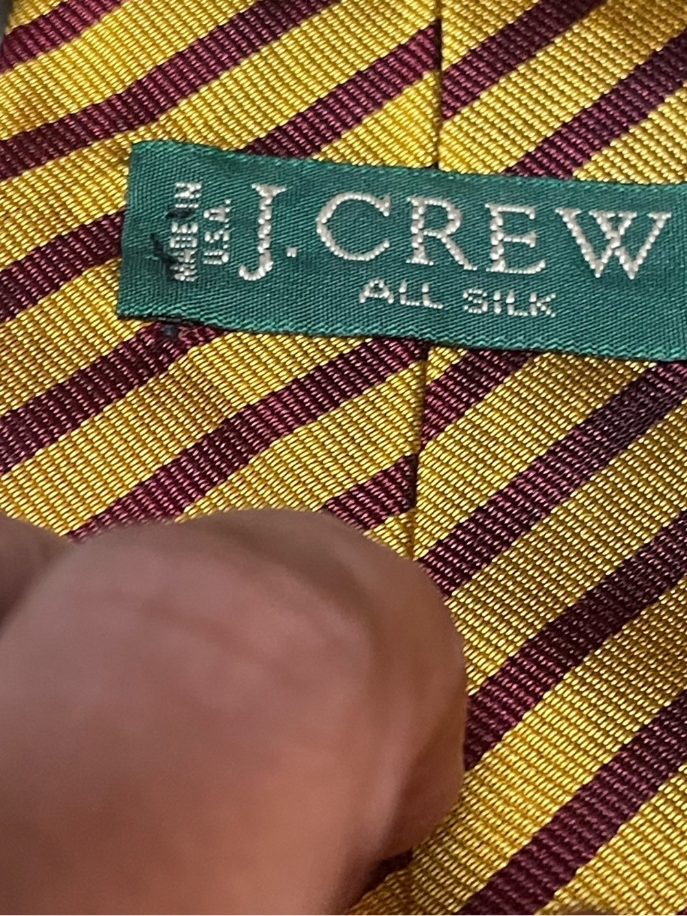 J Crew Bundle 8  Of 100% Silk Men’s Ties J Crew Made In USA - Picture 7 of 16